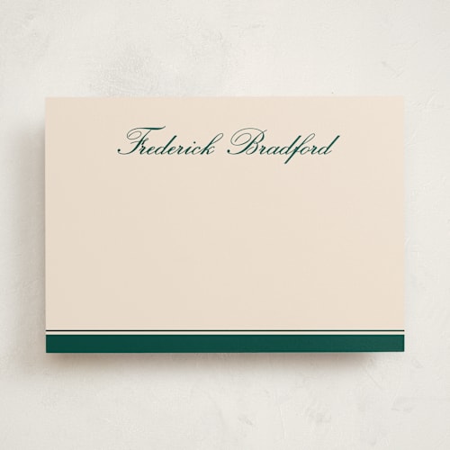 This is a peacock personalized stationery thank you cards with standard by chocomocacino called tokoroten printing on signature in 5x7