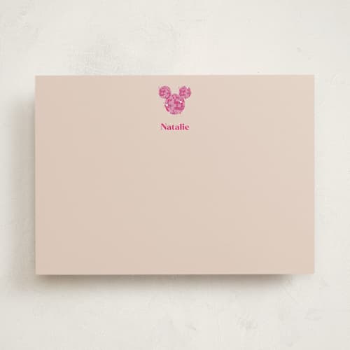 This is a blush personalized stationery thank you cards with standard by CDesignbychen called you make the class shimmer printing on signature in 5x7