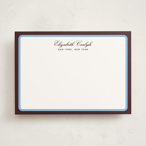 This is a fig personalized stationery thank you cards with standard by Megan Davis called aperitif printing on signature in 5x7