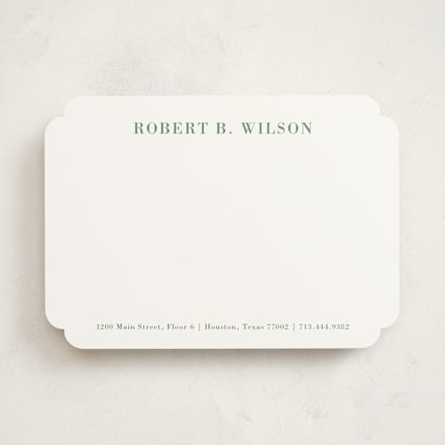 This is a putting green personalized stationery thank you cards with standard by Megan Davis called resume printing on signature in 5x7