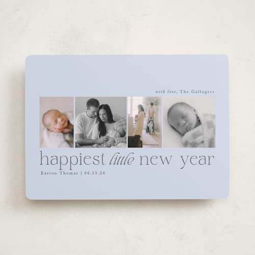 This is a frost babys first christmas with standard by Sarah Brown called little merriest printing on recycled smooth signature in standard