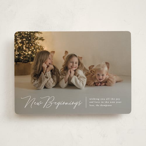 This is a frost photo christmas cards with standard by Heather Schertzer called this is christmas printing on recycled smooth signature in standard