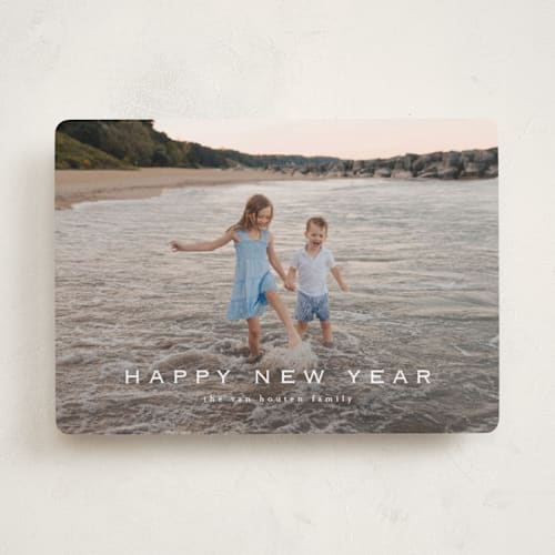 This is a cotton photo christmas cards with standard by chocomocacino called thiples printing on recycled smooth signature in standard