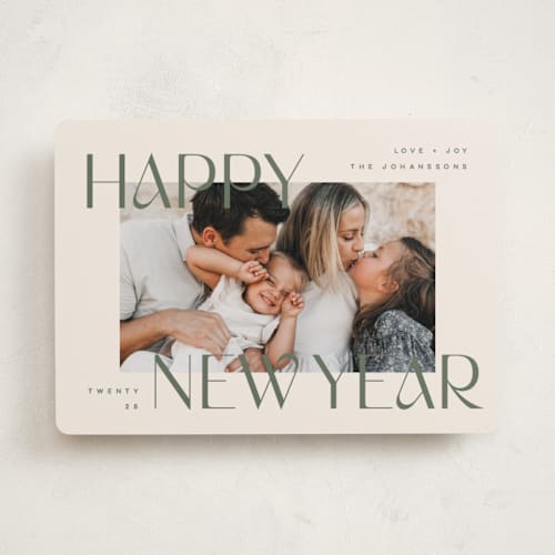 This is a balsam holiday photo cards with standard by Kristie Kern called between printing on recycled smooth signature in standard