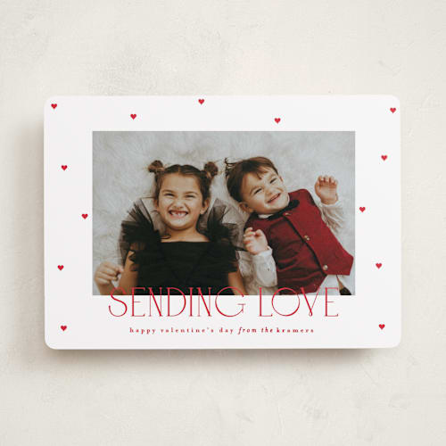 This is a rose valentines day with standard by Leah Ragain called have heart printing on recycled smooth signature in standard