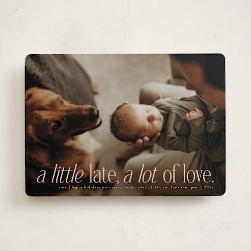 This is a blush valentines day with standard by Heather Schertzer called a lot of love printing on recycled smooth signature in standard