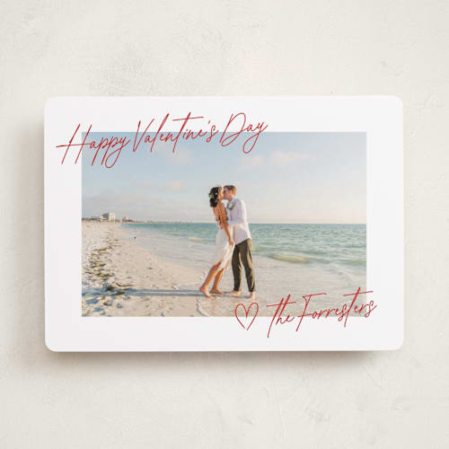 This is a cherry valentines day with standard by Ekko Studio called postal printing on recycled smooth signature in standard
