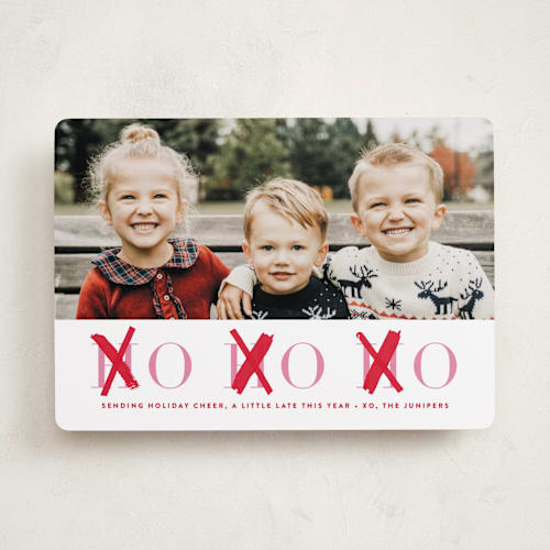 This is a scarlet valentines day with standard by Lori Wemple called hohoxo printing on recycled smooth signature in standard