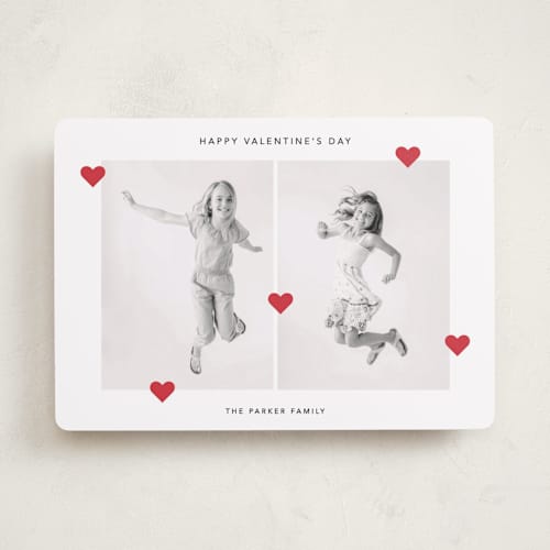 This is a cherry valentines day with standard by Eric Ransom called air hearts printing on recycled smooth signature in standard