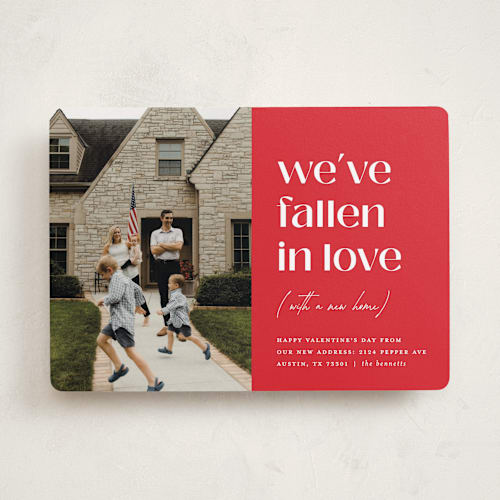 This is a cherry valentines day with standard by Erica Krystek called valentine move printing on recycled smooth signature in standard
