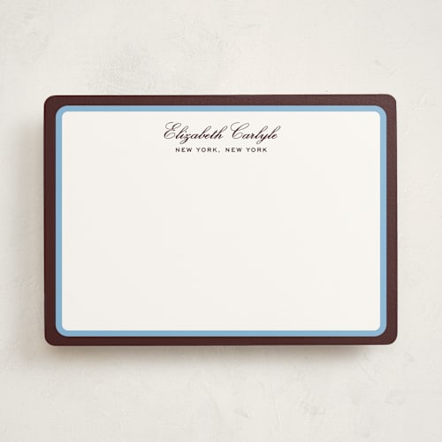 This is a fig personalized stationery thank you cards with standard by Megan Davis called aperitif printing on signature in 5x7