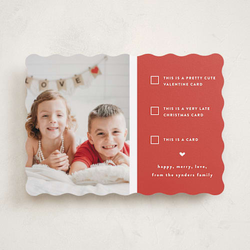 This is a cherry valentines day with standard by Susan Brown called pick one printing on recycled smooth signature in standard