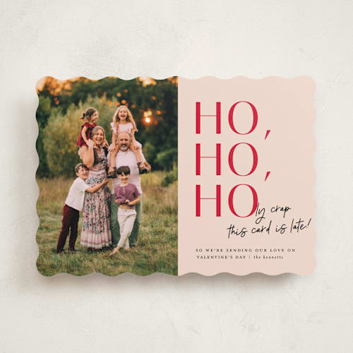 This is a blush valentines day with standard by Erica Krystek called a little late printing on recycled smooth signature in standard