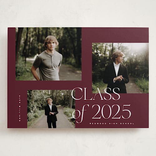 This is a celebrate graduation announcements with standard by Kelly Schmidt called troi printing on recycled smooth signature in grand