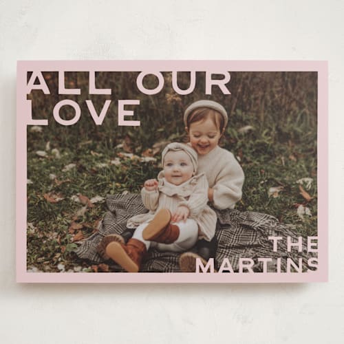 This is a blush valentines day with standard by Ani Somi called edges printing on recycled smooth signature in grand