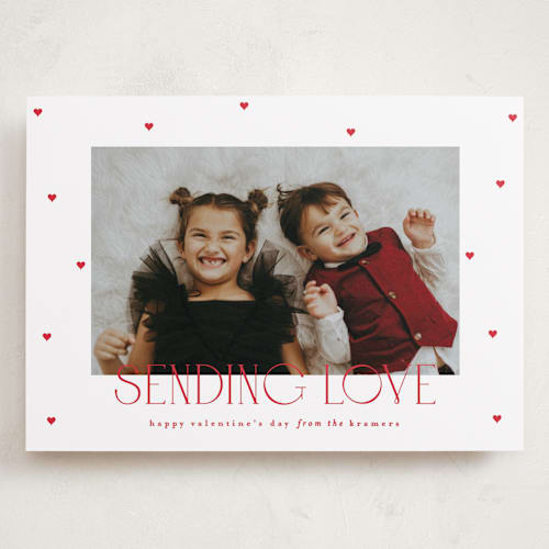 This is a rose valentines day with standard by Leah Ragain called have heart printing on recycled smooth signature in grand