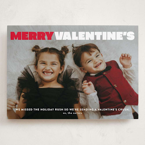 This is a rose valentines day with standard by Lori Wemple called merry valentine's printing on recycled smooth signature in grand
