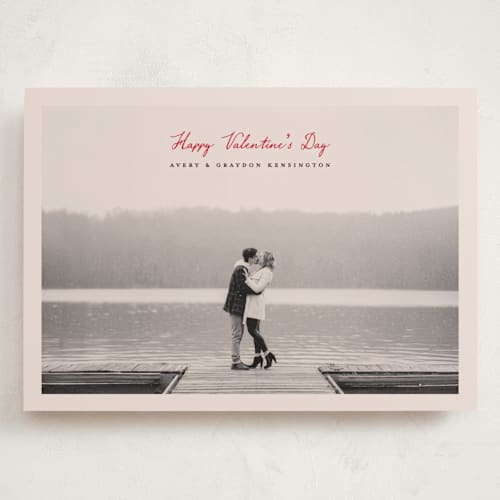 This is a crimson valentines day with standard by Pixel and Hank called a notation printing on recycled smooth signature in grand