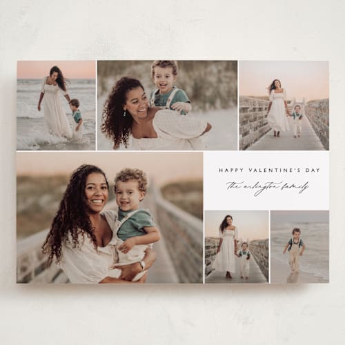 This is a snow valentines day with standard by Kelly Schmidt called serene surround printing on recycled smooth signature in grand