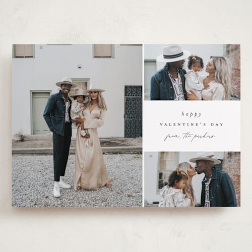 This is a stone valentines day with standard by Brianne Larsen called minimally printing on recycled smooth signature in grand