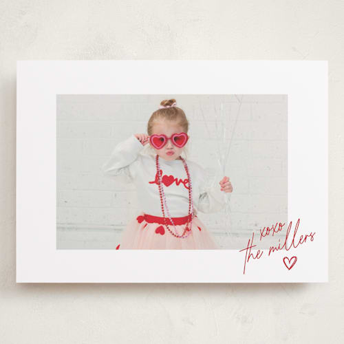 This is a cherry valentines day with standard by Jenna Holcomb called signature printing on recycled smooth signature in grand