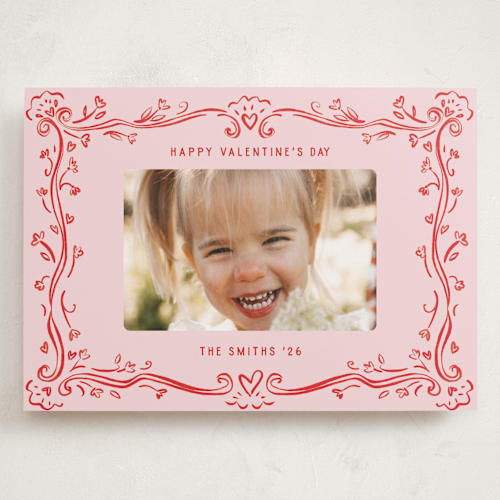 This is a bloom valentines day with standard by Pati Cascino called bordon printing on recycled smooth signature in grand
