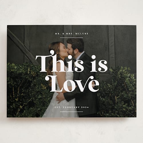 This is a pearl valentines day with standard by Christie Garcia called love story printing on recycled smooth signature in grand