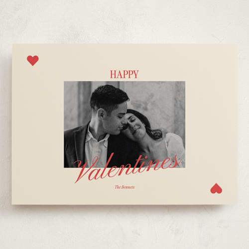 This is a champagne valentines day with standard by Helena Vitto called lucky printing on recycled smooth signature in grand