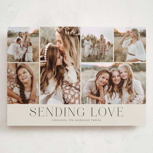 This is a ink valentines day with standard by Kimberly Morgan called holiday photo grid printing on recycled smooth signature in grand
