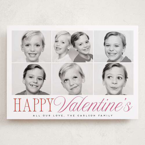 This is a flour valentines day with standard by Maria Alou called happy tiles printing on recycled smooth signature in grand