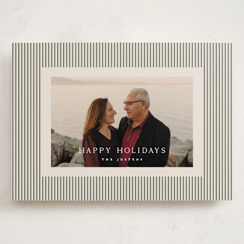 This is a balsam holiday photo cards with standard by Kristie Kern called the prep printing on recycled smooth signature in grand