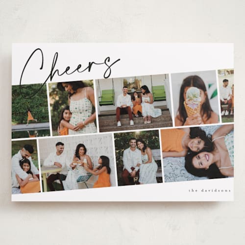 This is a snow holiday photo cards with standard by Iveta Angelova called highlights printing on recycled smooth signature in grand