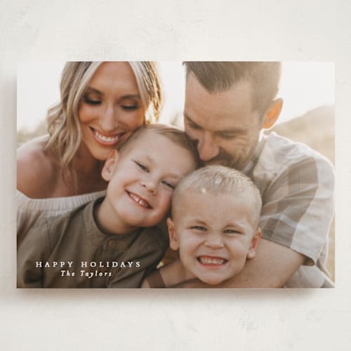 This is a cotton holiday photo cards with standard by Angela Thompson called simply printing on recycled smooth signature in grand
