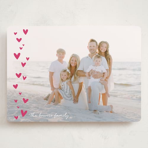 This is a cupcake valentines day with standard by Erin Deegan called lots of hearts printing on recycled smooth signature in grand