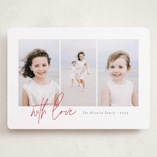 This is a strawberry valentines day with standard by Ana Sharpe called clarity printing on recycled smooth signature in grand