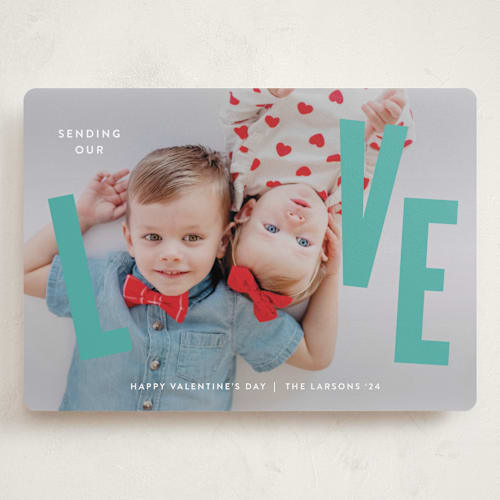 This is a pool valentines day with standard by Lauren Chism called this printing on recycled smooth signature in grand