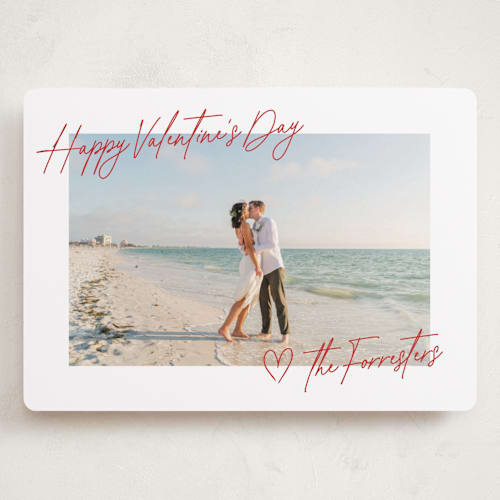 This is a cherry valentines day with standard by Ekko Studio called postal printing on recycled smooth signature in grand