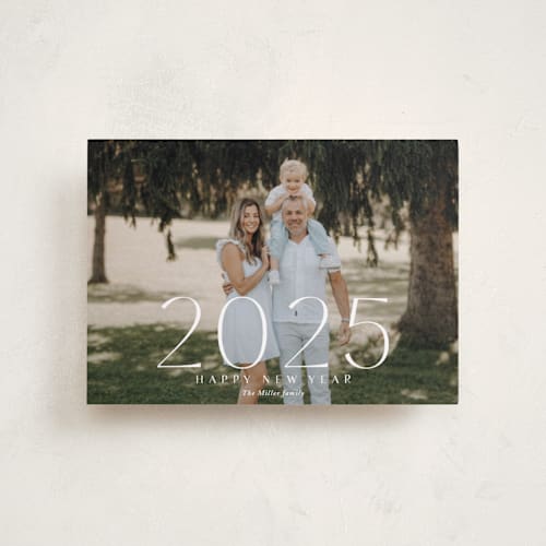 This is a snow petite holiday cards with standard by Yaling Hou Suzuki called chapter 2025 printing on recycled smooth signature in petite