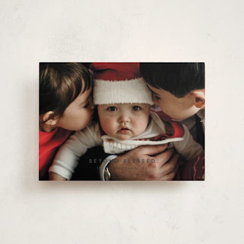 This is a ink petite holiday cards with standard by Deynaaz Daraei called allium printing on recycled smooth signature in petite