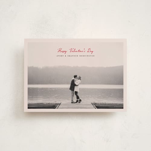 This is a crimson valentines day with standard by Pixel and Hank called a notation printing on recycled smooth signature in petite