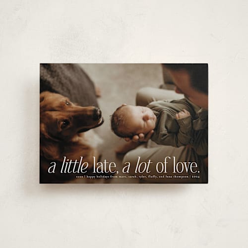 This is a marshmallow valentines day with standard by Heather Schertzer called a lot of love printing on recycled smooth signature in petite