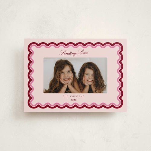 This is a bloom valentines day with standard by Pati Cascino called curvy love printing on recycled smooth signature in petite