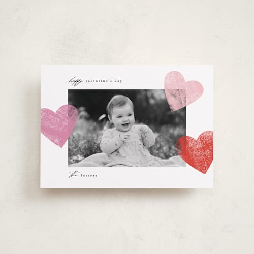 This is a kisses valentines day with standard by Pixel and Hank called opacite printing on recycled smooth signature in petite