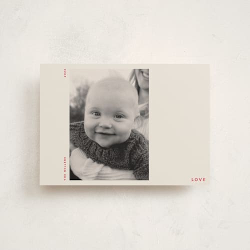 This is a cupcake valentines day with standard by Sumak Studio called simple love printing on recycled smooth signature in petite