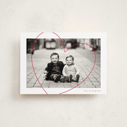 This is a heart valentines day with standard by Jackie Crawford called big heart love printing on recycled smooth signature in petite