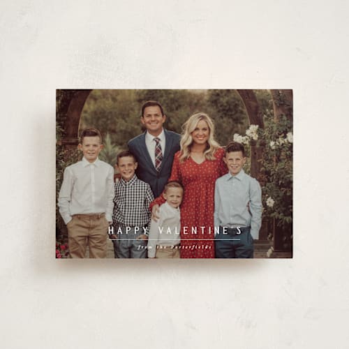 This is a cloud drift valentines day with standard by Sara Hicks Malone called sentimental printing on recycled smooth signature in petite