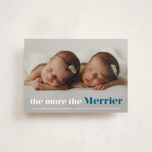 This is a night sky babys first christmas with standard by Liz Conley called a merry addition printing on signature in postcard