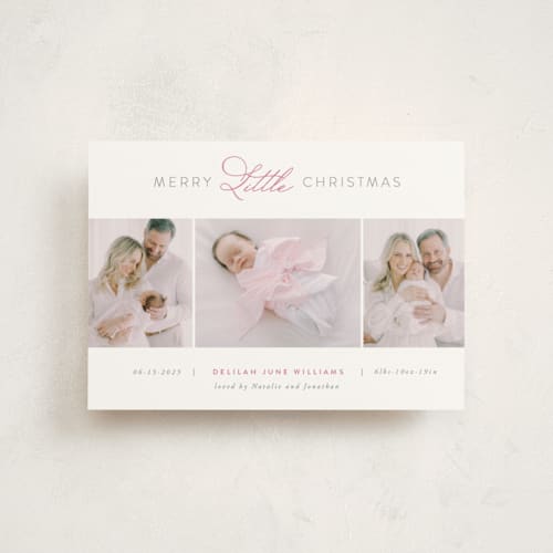 This is a gumdrop babys first christmas with standard by Jen Banks called christmas baby printing on signature in postcard
