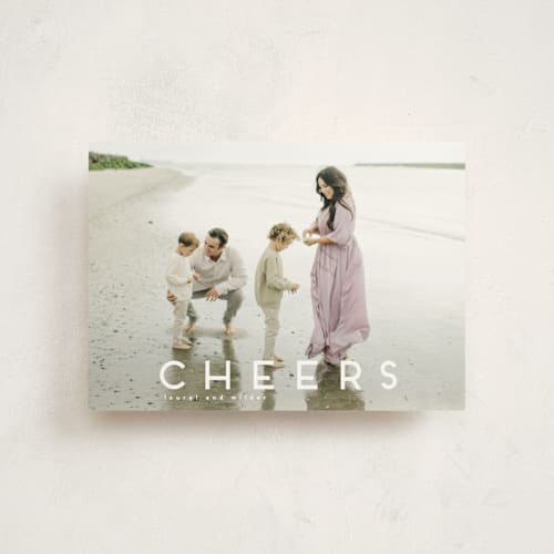 This is a snow christmas postcards with standard by Kate Ross called love joy printing on signature in postcard