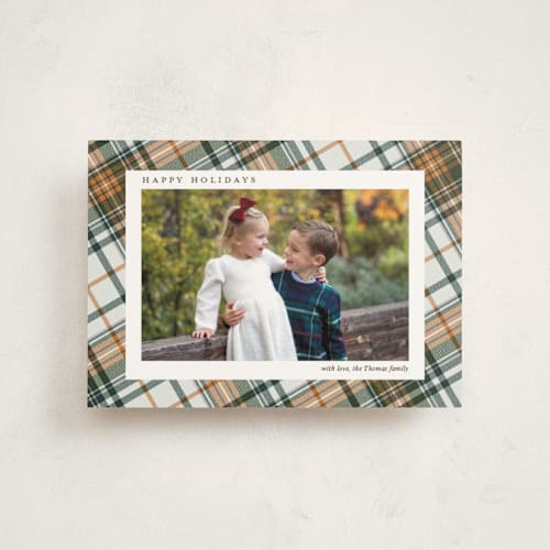 This is a spice christmas postcards with standard by Yaling Hou Suzuki called heartwarming printing on signature in postcard